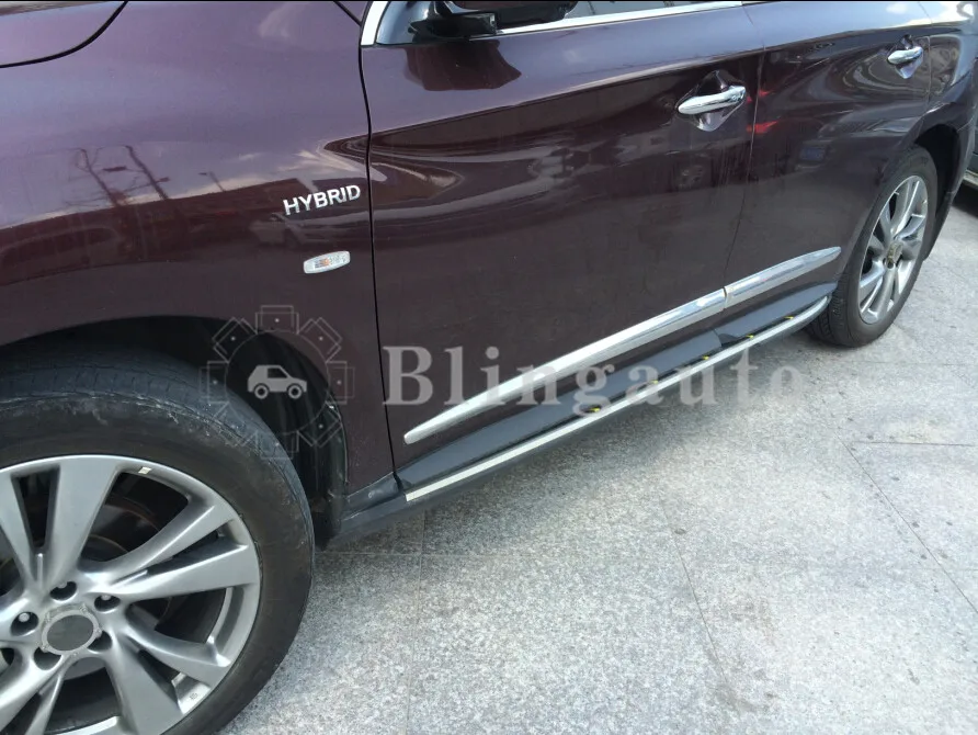 Боковой Шаг подходит для I nfitini JX35 QX60 2013- 2 шт. Левая Правая Беговая доска nerf бар Автомобильная педаль боковая лестница боковая балка