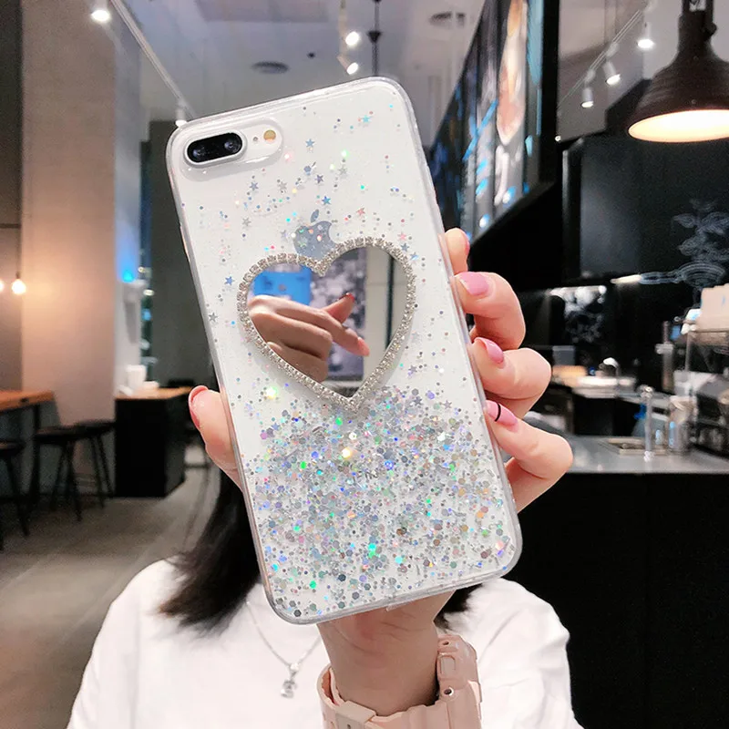 Блестящий чехол для Samsung Galaxy A51 A70 роскошный зеркальный накладка S9 S8 S10E S20 FE Note 10 A7