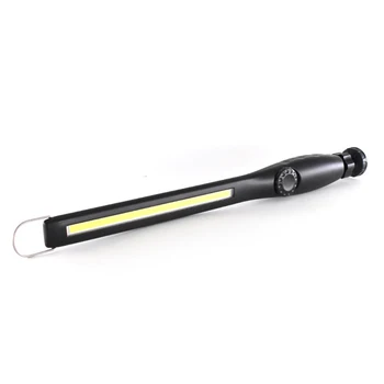 

Hand Torch Magnetic Base Slim Work Light With Indicator COB LED For Inspection Battery Powered Outdoor Camping USB Rechargeable