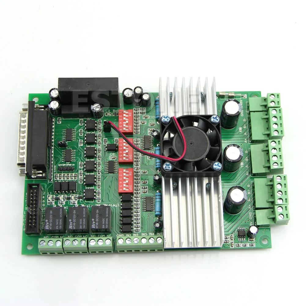 CNC 3 оси TB6600 шаговый двигатель драйвер платы 4.5A/36 В для гравировального станка