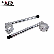 JAER Мотоцикл CNC руль гоночный Регулируемый 43 мм клип на вилка ручка бар для Suzuki GSF1200 Bandit GSXR750 GSXR1000 RF600