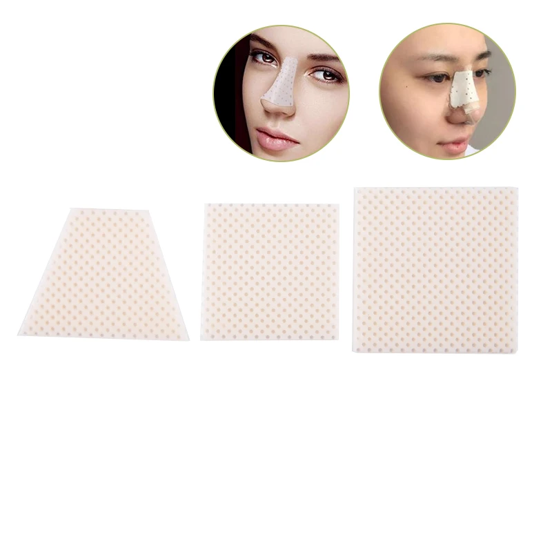 Nose Job Rhinoplasty Splint Ortho Immobilized Thermoplastic Nose Nasal Fracture Splint Trapezoid Adhesive Tape