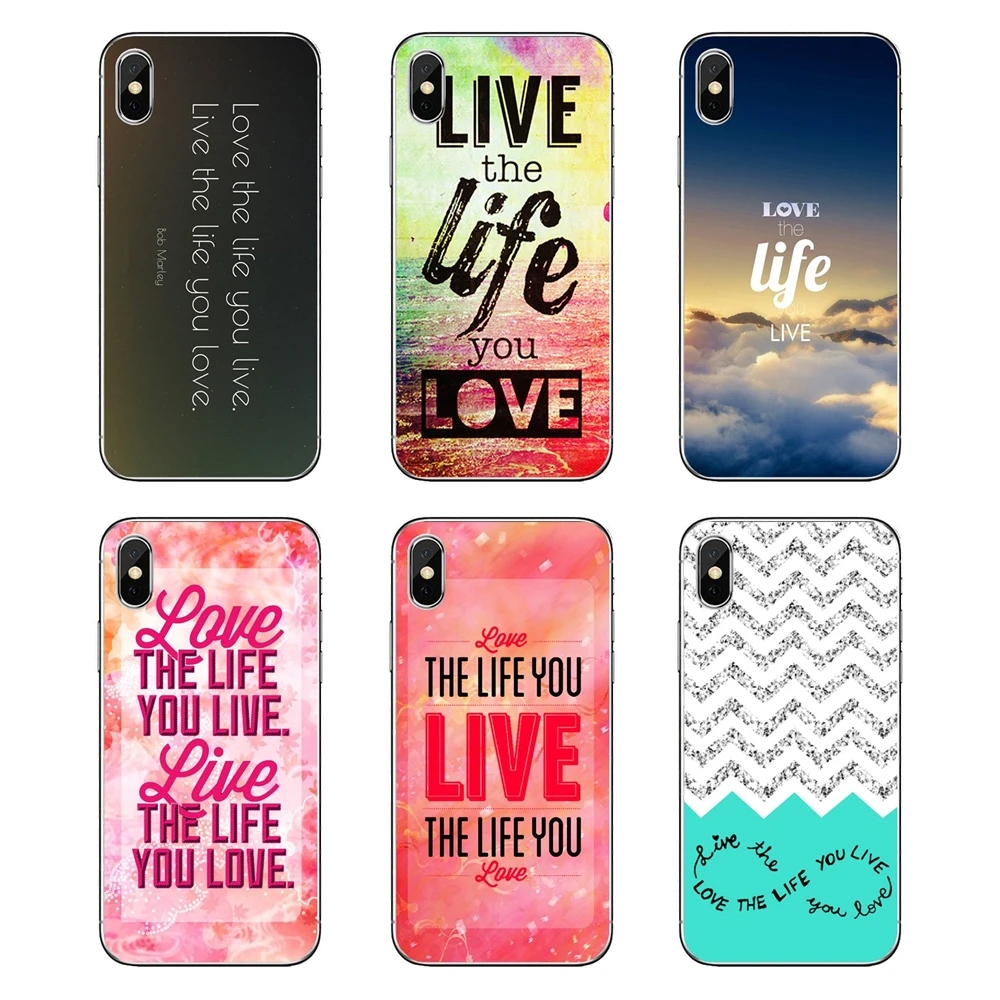 Для Samsung Galaxy Note 8 9 S9 S10 A8 A9 Star Lite Plus A6S A9S Ocean Live the Life You Love вдохновляющие силиконовые
