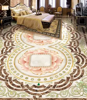 

[Self-Adhesive] 3D Floor Tile Flower 52063 Floor Wallpaper Mural Wall Print Decal Wall Murals