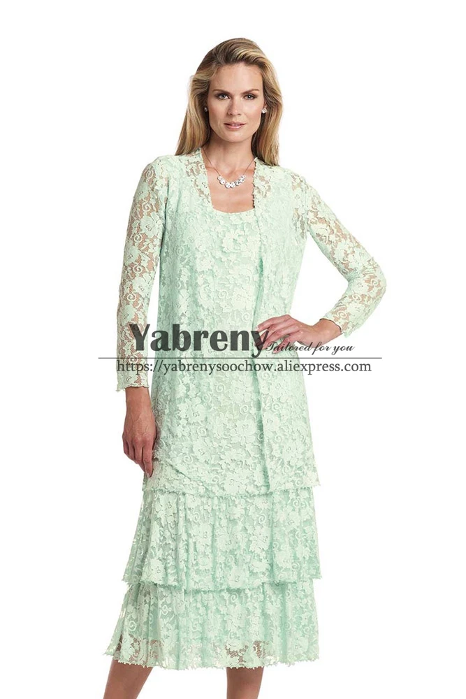 light green mother of the bride dresses
