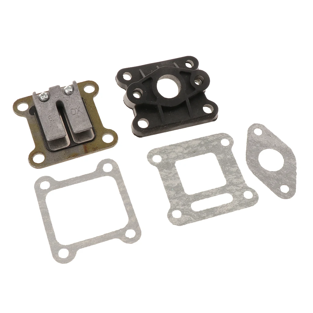 Inlet Intake Manifold Gasket Reed Valve for 47CC 49CC Mini Moto Quad Dirt Bike