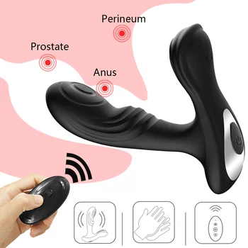 Powerful Prostate Massager Anal plug Male Masturbator Vibrator Remote Control 12 Speed Vibrating Anal Toys For Men Women 2