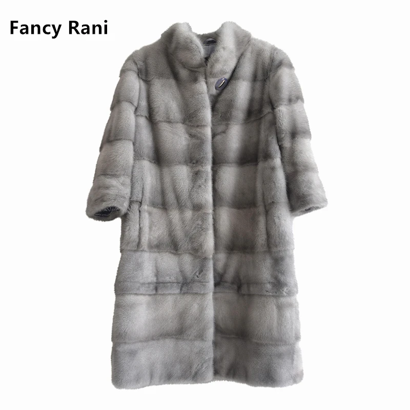 美品 ロングミンクコート 毛皮 天然ミンク ミンク プラクト ロングコート | FURSALON｜Online Shop