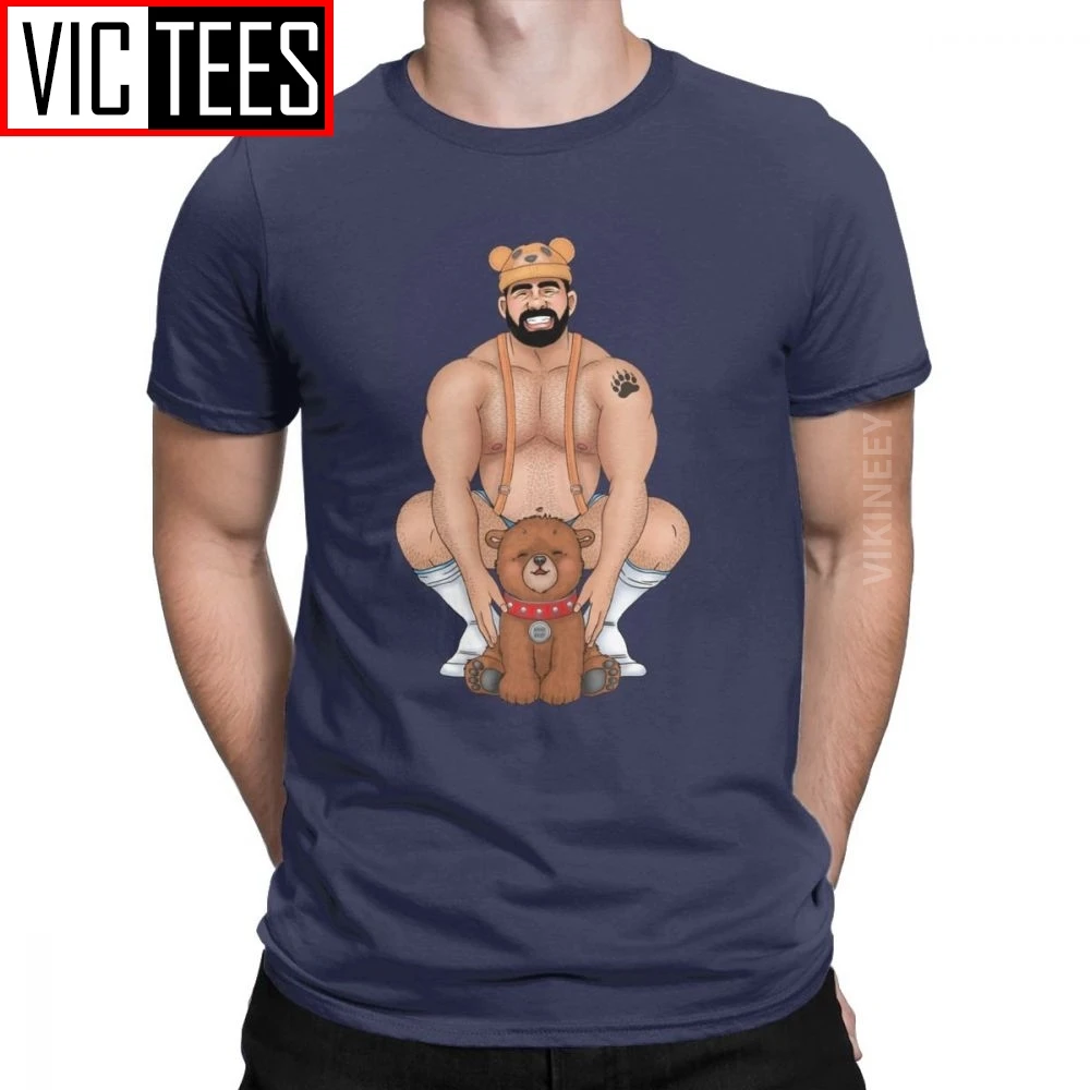 

Daddy Bear T Shirt Men's Pure Cotton Unique T-Shirt Barebeef Gaybear Gayart Gay Pride LGBT s Wholesale