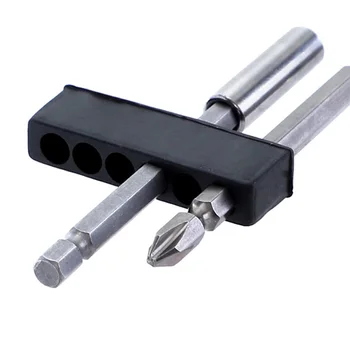 

5Pcs Practical Screwdriver Storage Deck Hex Shank Accessories Durable Portable Organizer Case Home Screw Bits Space Saving