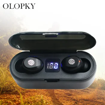 

TWS F9 Wireless Headphones HiFi Bluetooth Earphones Touch Sport Earbuds Support Siri With Mic Charging Case For Redmi Air Dots