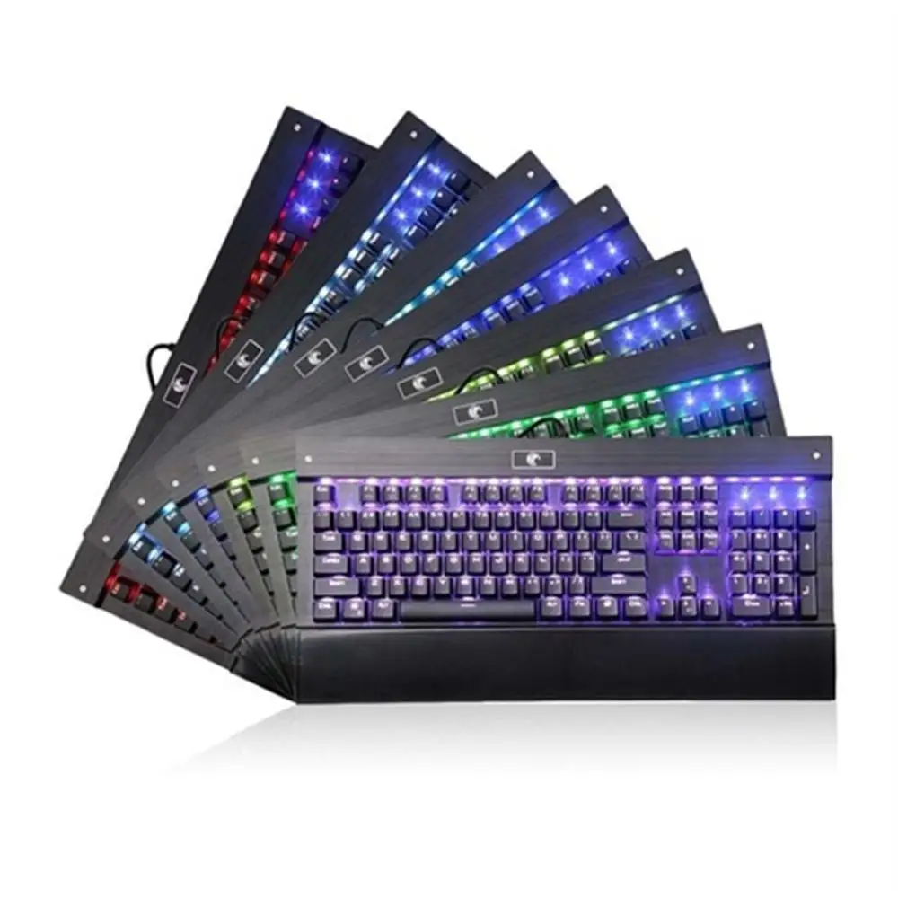 Z 77 RGB Механическая игровая клавиатура программируемая подсветка DIY синие