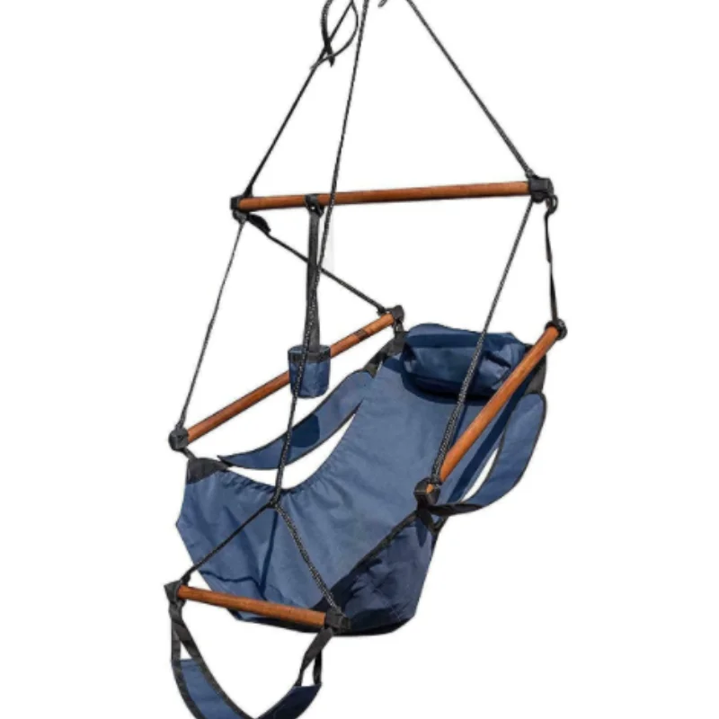 Подвесное кресло-гамак Air Deluxe Sky Swing уличное кресло из массива дерева 250 фунтов |