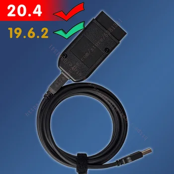 

2020 Newest HEX V2 Interface OBD COM 19.6.2 Super VAG 19.6.2 FOR VW AUDI Skoda Seat 19.6 English Polish German French Atmega162