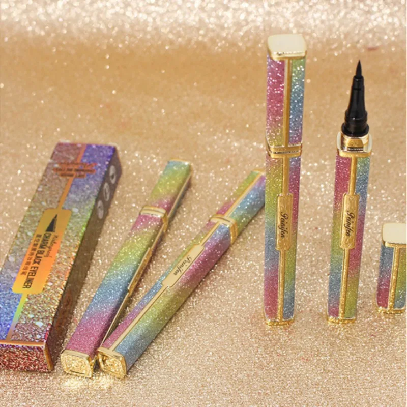 День Святого Валентина звезда дрель пот Стойкая подводка для глаз Ручка пятен стойкая быстросохнущая жидкая подводка для глаз