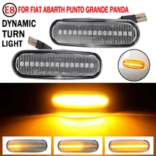 2 pezzi per Fiat Panda Van(169) 2004.03 ripetitore dinamico indicatore laterale specchio indicatore lampeggiante indicatore di direzione a LED scorrevole
