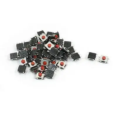 

55Pcs Momentary Tact Tactile Push Button Switch 6mmx6mmx3.1mm 5-pin