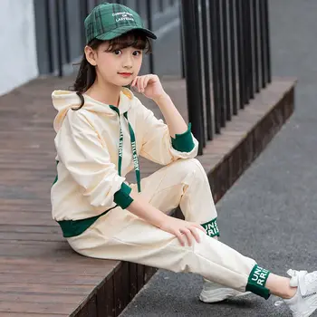 

Girls Clothes 2019 Spring Girls Clothing Sets Kids Clothes Sweatshirts + Pants Trousers 2 Pcs Suit Children Clothing Set Costume