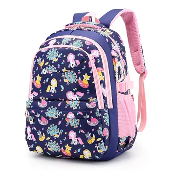

2019 New Large schoolbag Student School Backpack Printed Waterproof bagpack primary school book bags for teenage girls kids