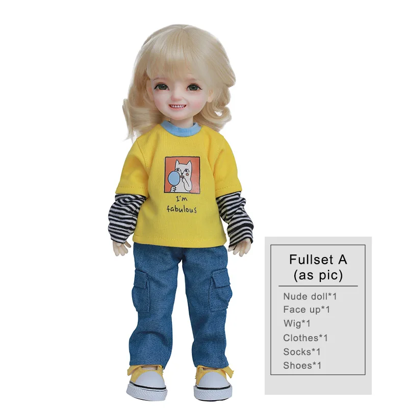 Cherrie 1/6 Secretdoll Dollbom BJD SD кукла модель тела для маленьких девочек и мальчиков высокое качество игрушки магазин смолы фигурки Irrealdoll - Цвет: Fullset as pic A