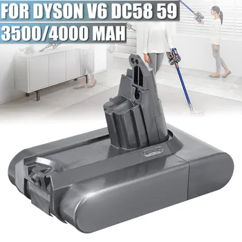 

4000mAh 3500mAh Li-ion Battery Vacuum Cleaner Accessories Kit Replacement Battery for Dyson Battery V6 DC58 DC59 Vacuum Cleaners