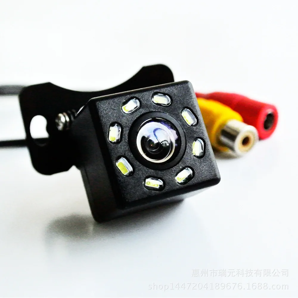 

High-definition Night Vision Waterproof Shock-resistant with 8 Lamp Plug-in Car Mounted Universal Vehiclel Backup Camera Factory