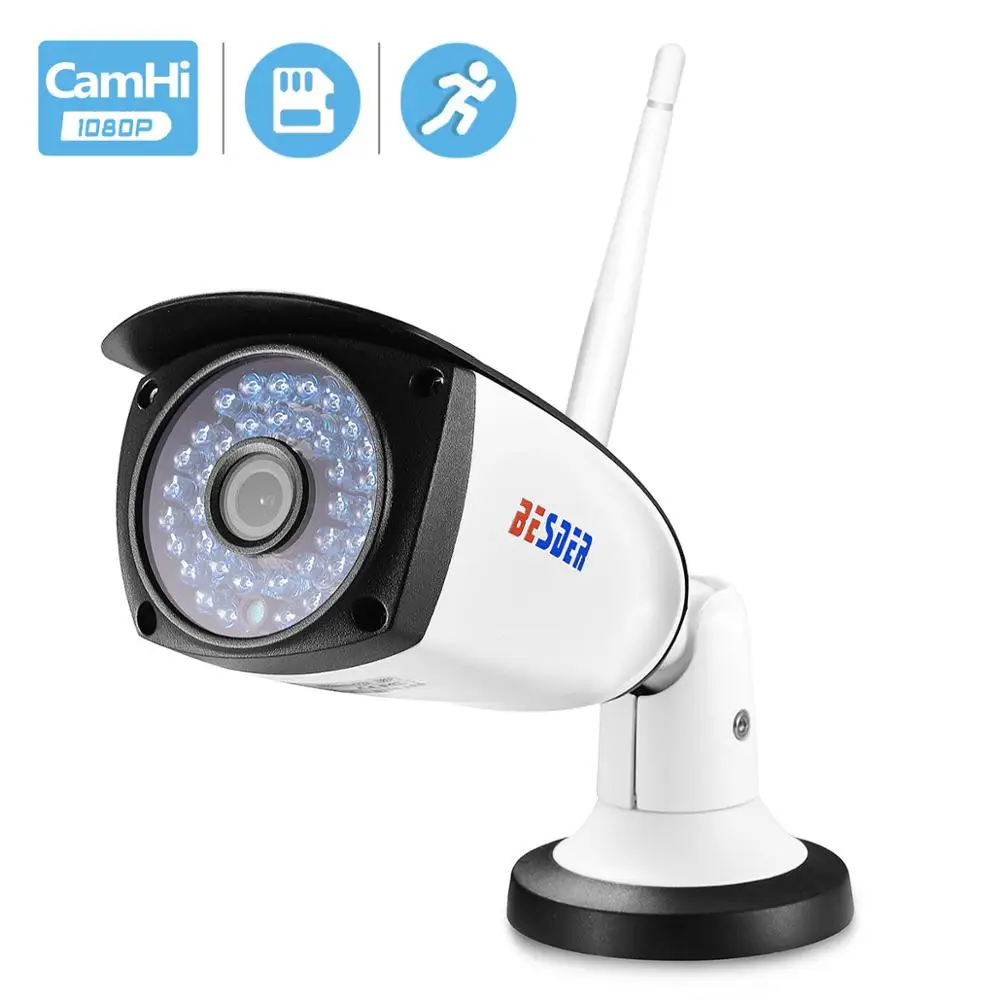 IP камера BESDER Bullet Wi Fi 1080P ИК ночное видение слот для SD карты|cctv camera wireless|ip cameracctv |