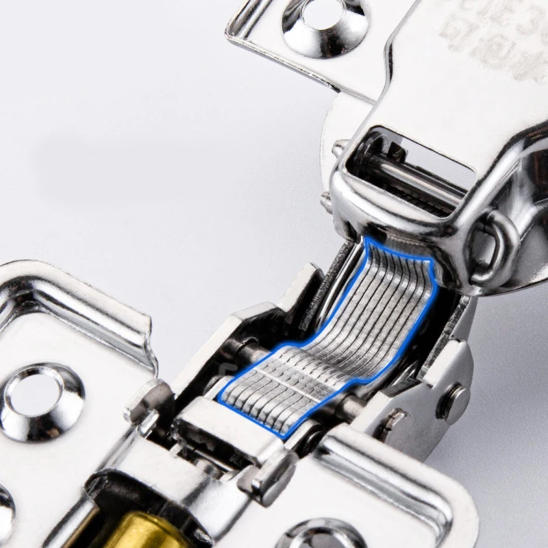 1pcs Hinge Stainless Steel Door Hydraulic Hinges Damper Buffer Soft Close For Cabinet Door Cupboard Furniture Hardware