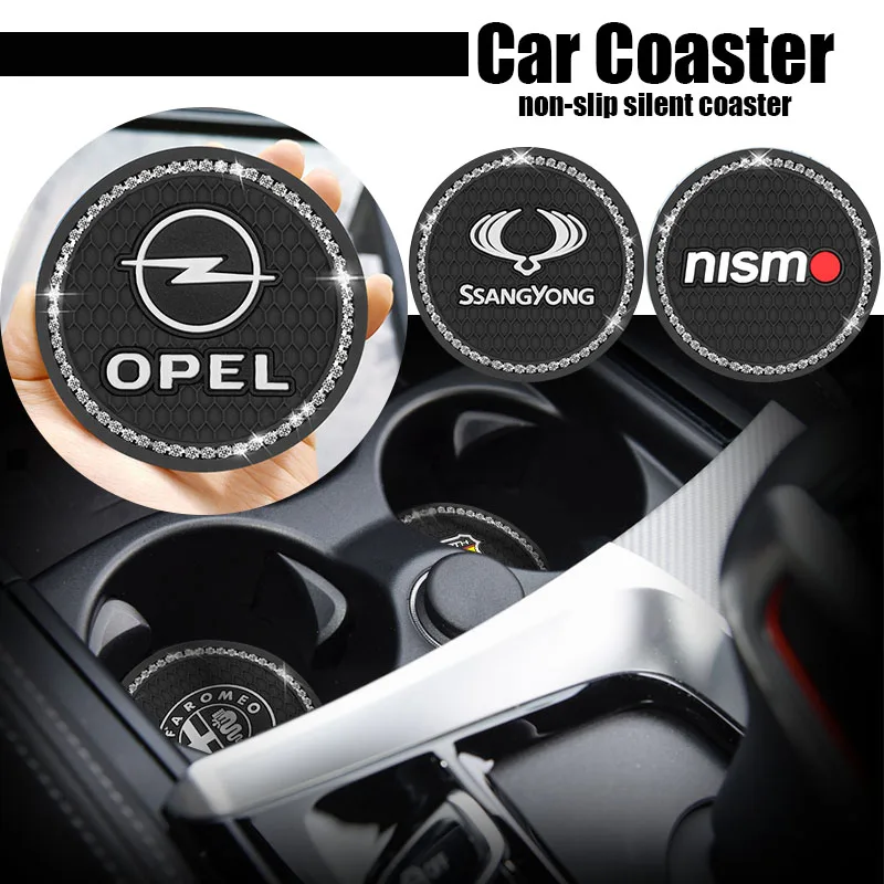 Car Silica Coaster Water Cup Bottle Holder Anti slip Pad for BMWs E46