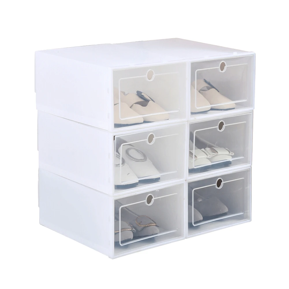 1 шт., прозрачная коробка для обуви, ящик для хранения, коробка для хранения мелочей, держатель, органайзер, ящик для гостиной, флип-флоп, коробка для обуви