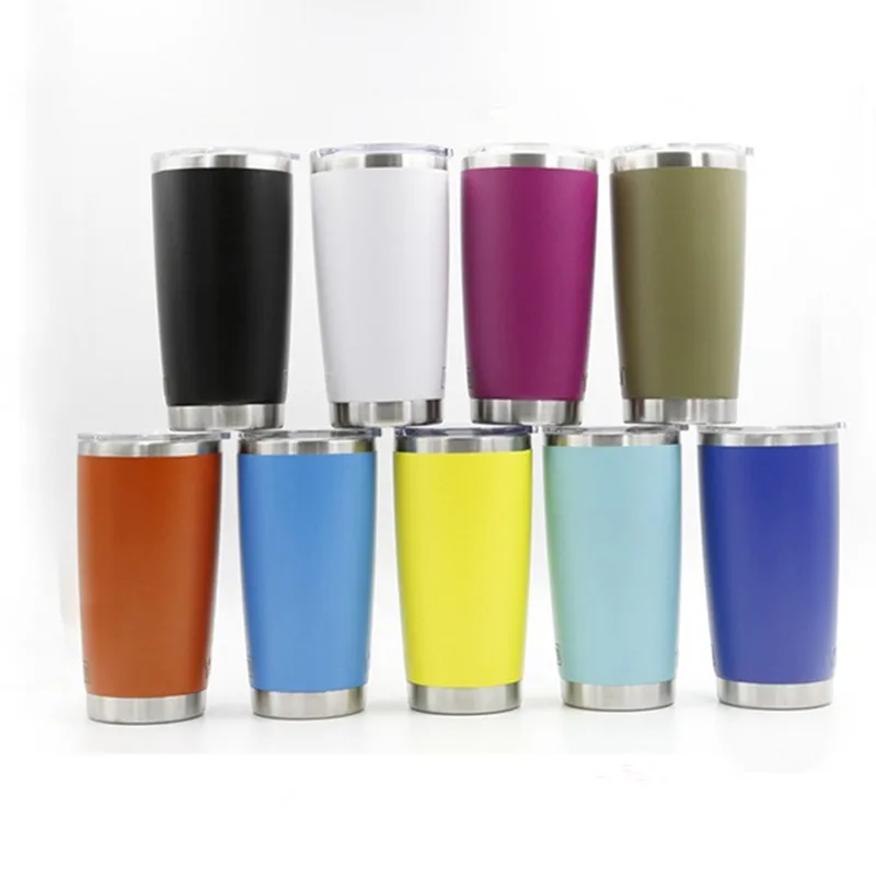 25 шт. Нержавеющая сталь стакан 30oz 20oz 10oz стакан с двойными стенками вакуумной изоляцией из нержавеющей стали для путешествий Кофе кружка большой Ёмкость спортивные чашки