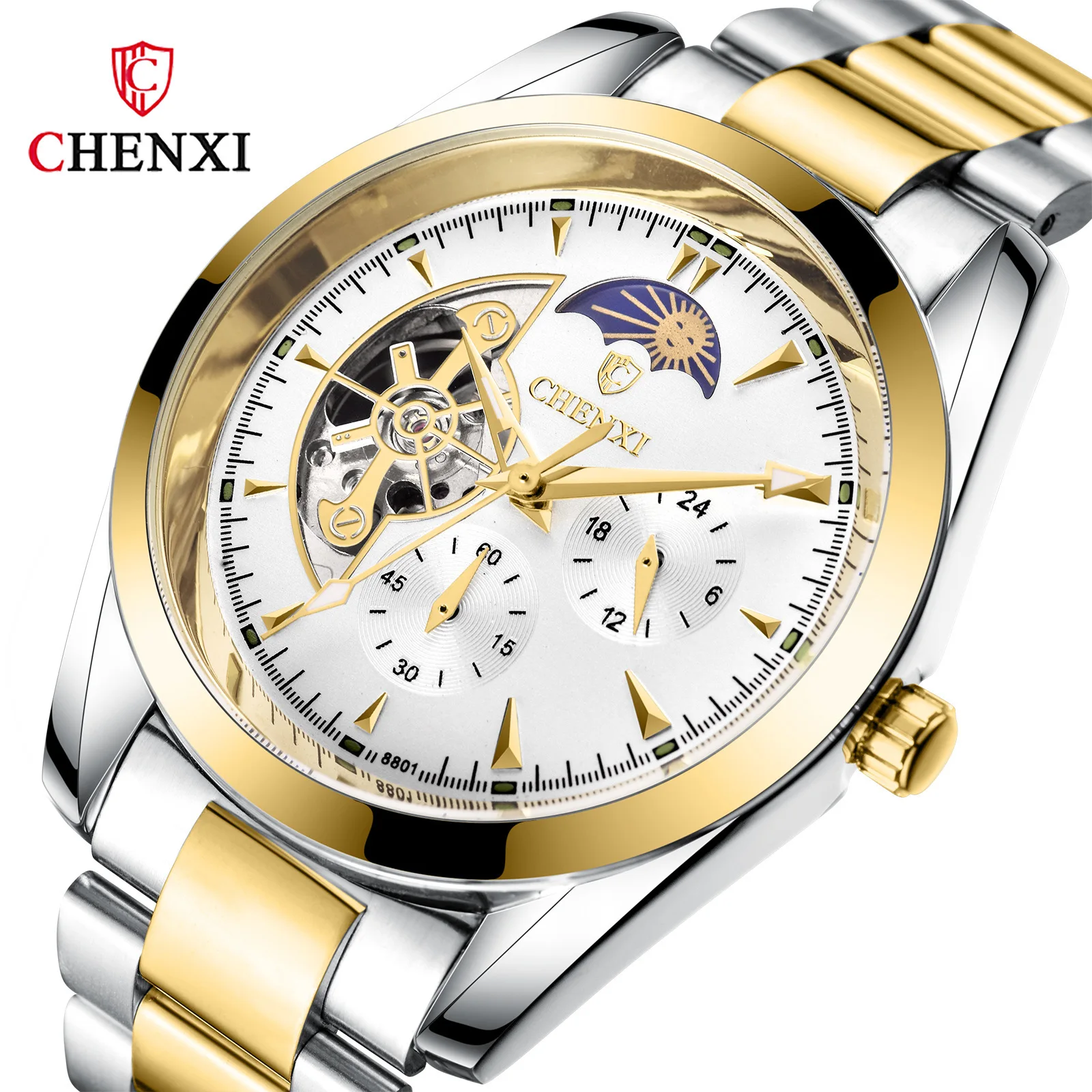 

To Fight a Lot of Table Dawn Brand MEN'S Table 8801 Guangzhou New Style Analog Watch
