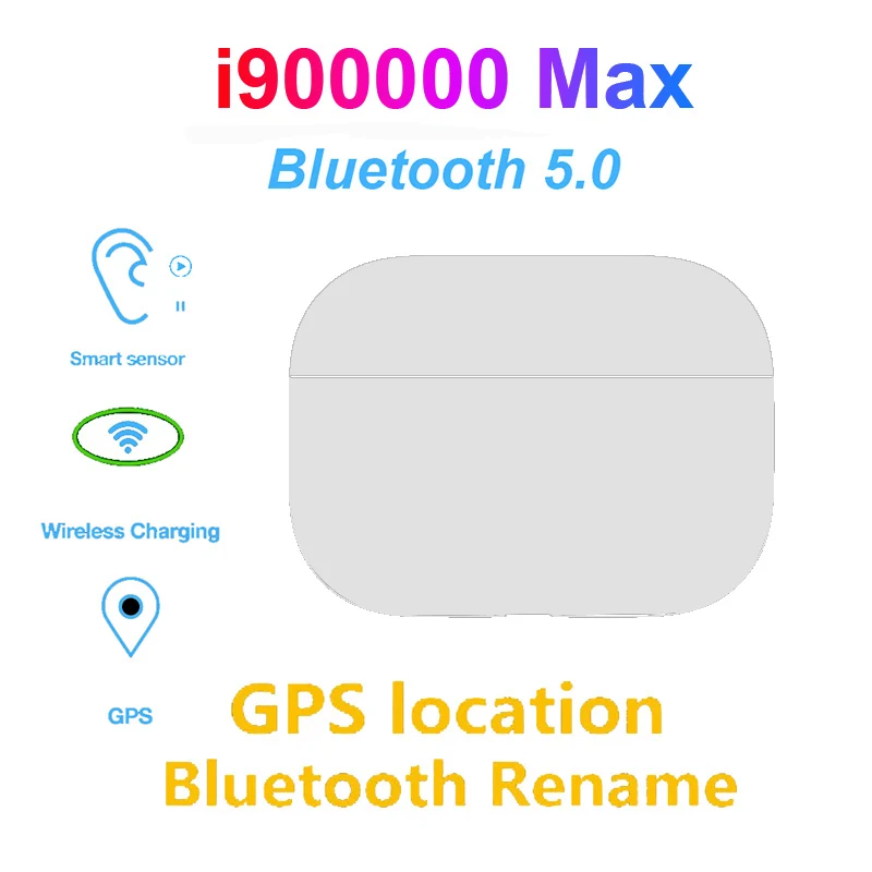 

Original i900000 max tws wireless bluetooth headset 1:1Air3 for Apple Android Huawei Samsung Xiaomi PKi7 i9 i11 i12 i14 i18 i30