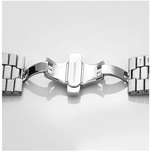 Cinturino Orologio Maglia Metallica - Acciaio Inox 16-22mm, Sgancio Rapido, Uomo E Donna - Foto 9