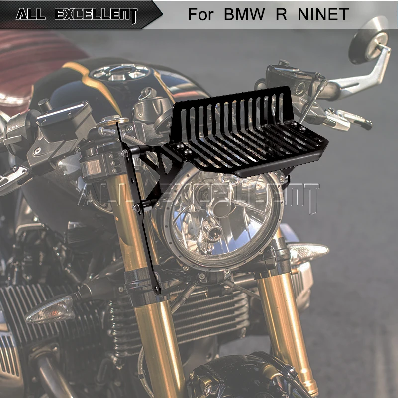 Headlight Rack Motorcycle Upper Front Headlamp Luggage Mount Bracket For BMW R NINE T / Scrambler Pure NINET R9T | Автомобили и