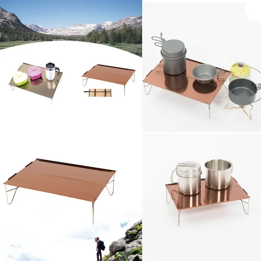 

Portable Folding Table Rectangular Mini Ultra-light Aluminum Alloy Tea Desk Outdoor Tools Furniture For Climbing Camping Picnic