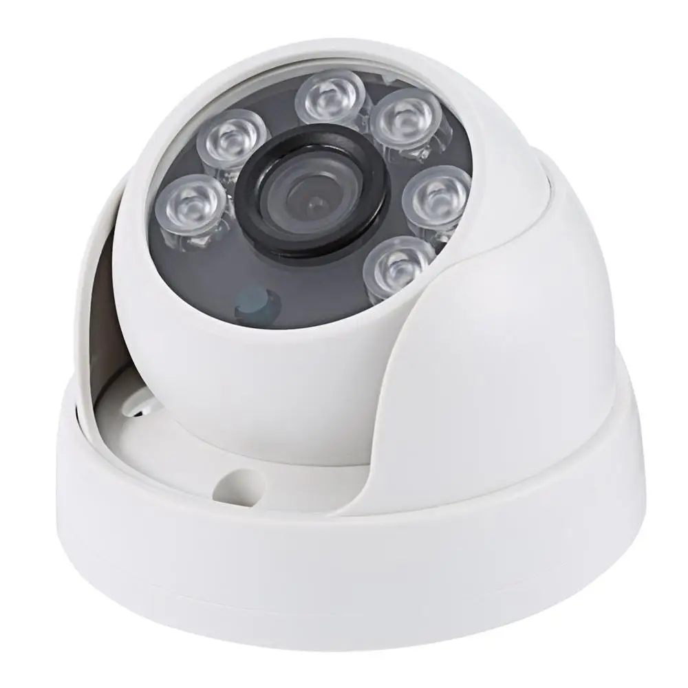 

HD 720/1080P 1/2MP Home Security IP Camera With 60ft Surveillance Cable Dome 6-lamp Dot Matrix Infrared CCTV