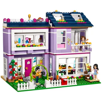 

41095 Friends Emma's House Building Blocks Emma Mia Figure Educational Toys For Children Girl 10541