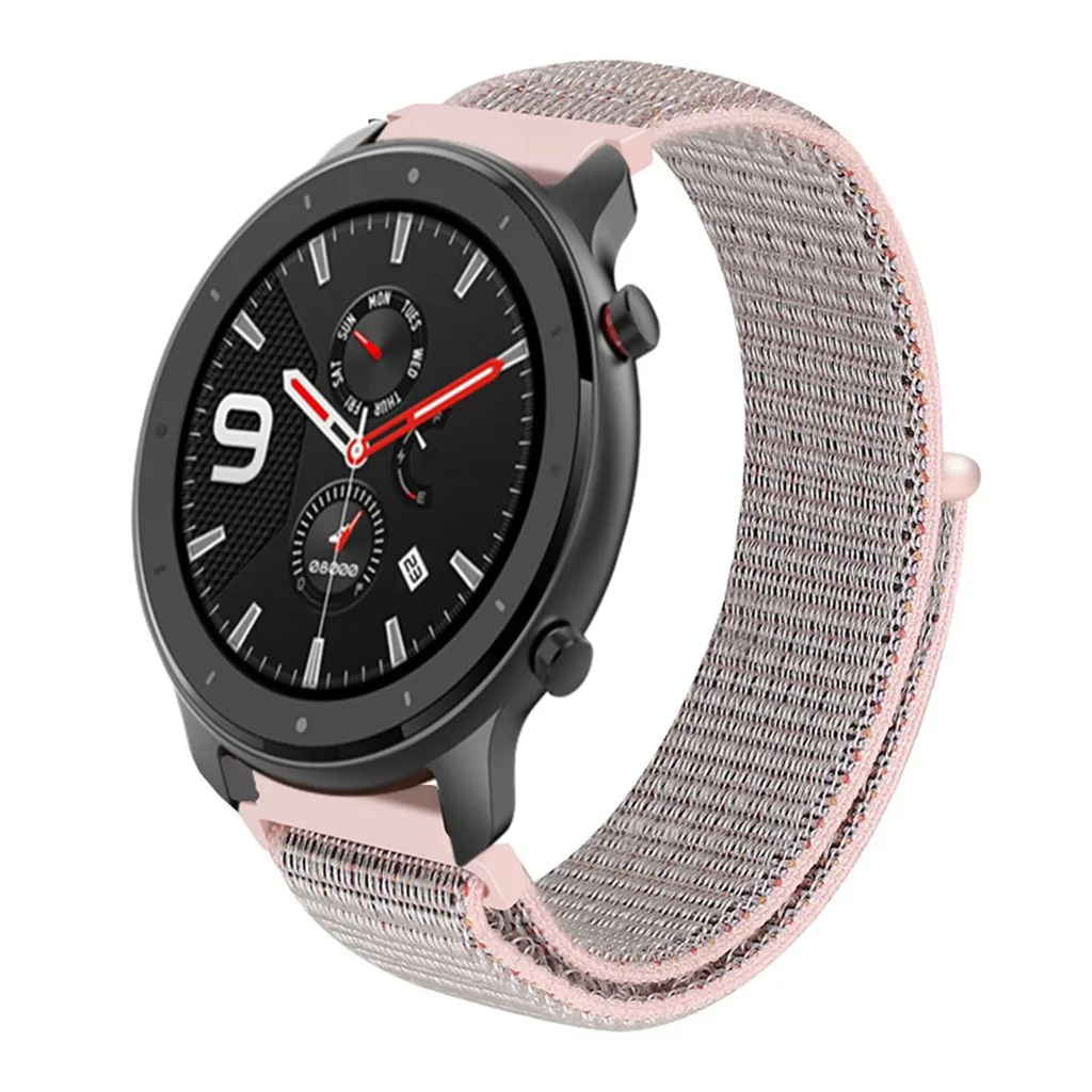 Нейлоновая Спортивная петля ремешок на запястье для Huami AMAZFIT GTR 47 мм браслет для смарт-часов Ремешок фитнес-трекер# G20