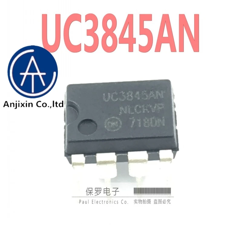 

10 шт. 100% оригинальная новая текущий режим PWM контроллер UC3845 UC3845N UC3845AN DIP-8 действительный ассортимент товаров