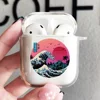 Big Blue Wave Cover For Airpods 1 2 Earphone Coque Soft TPU Fundas Airpods Case Air Pods Covers Earpods Apple Airpod Box Bag ► Photo 3/6