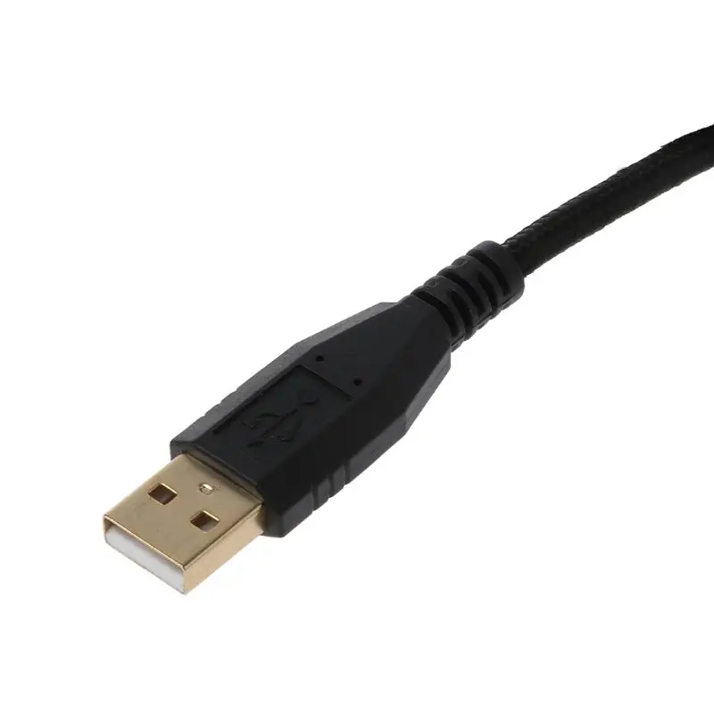 Позолоченный прочный нейлоновый плетеный кабель USB механическая клавиатура