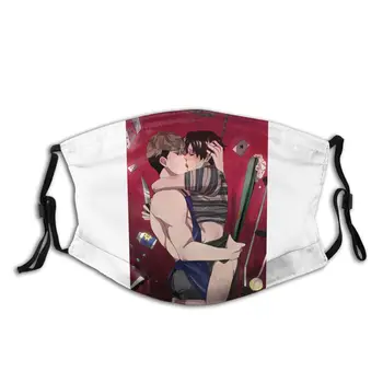 

Killing Stalking Reusable Face Mask Sangwoo Yoonbum Yaoi Anti Haze Dust Mask With Filters Protection Mask Respirator Muffle