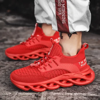 

Men's shoes ultra-light flying woven plus size tide shoes fashion trend sneakers comfortable classic running shoes men's tide