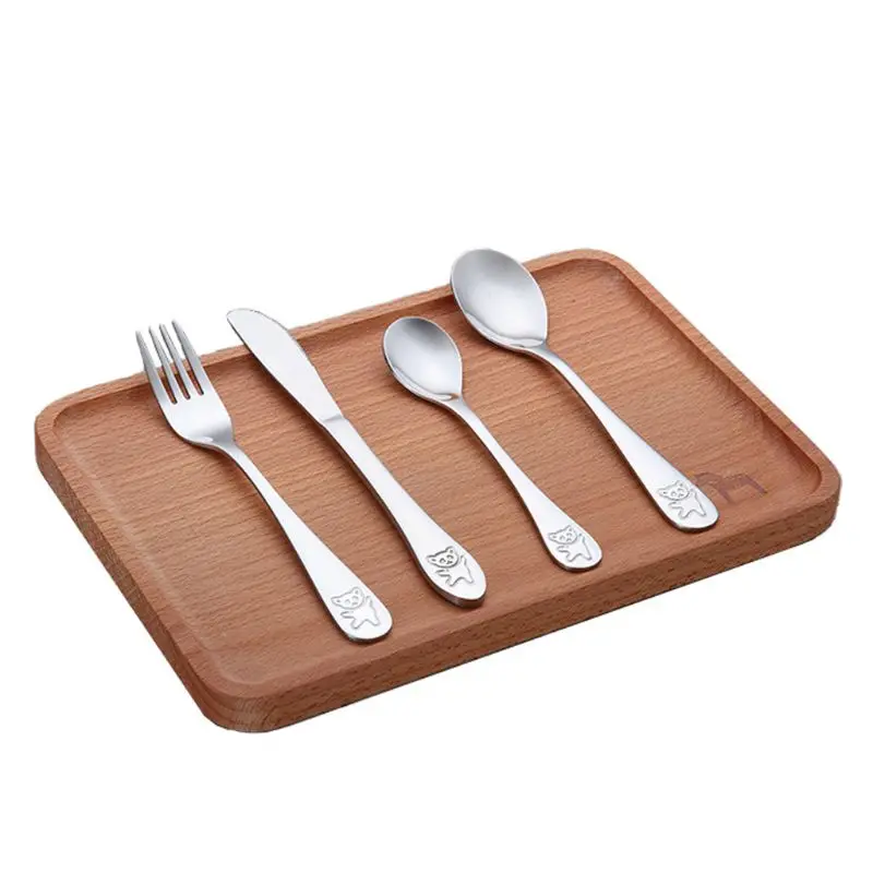 4 pçs set Utensílios Conjunto Garfo Faca