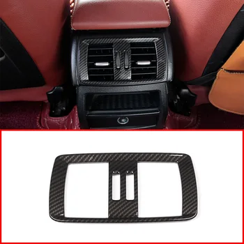 

For BMW X3 F25 2011-2017 Car Interior ABS Carbon Fiber Rear Air Conditioning Vent Frame Trim Accessories For X4 F26 2014-2017