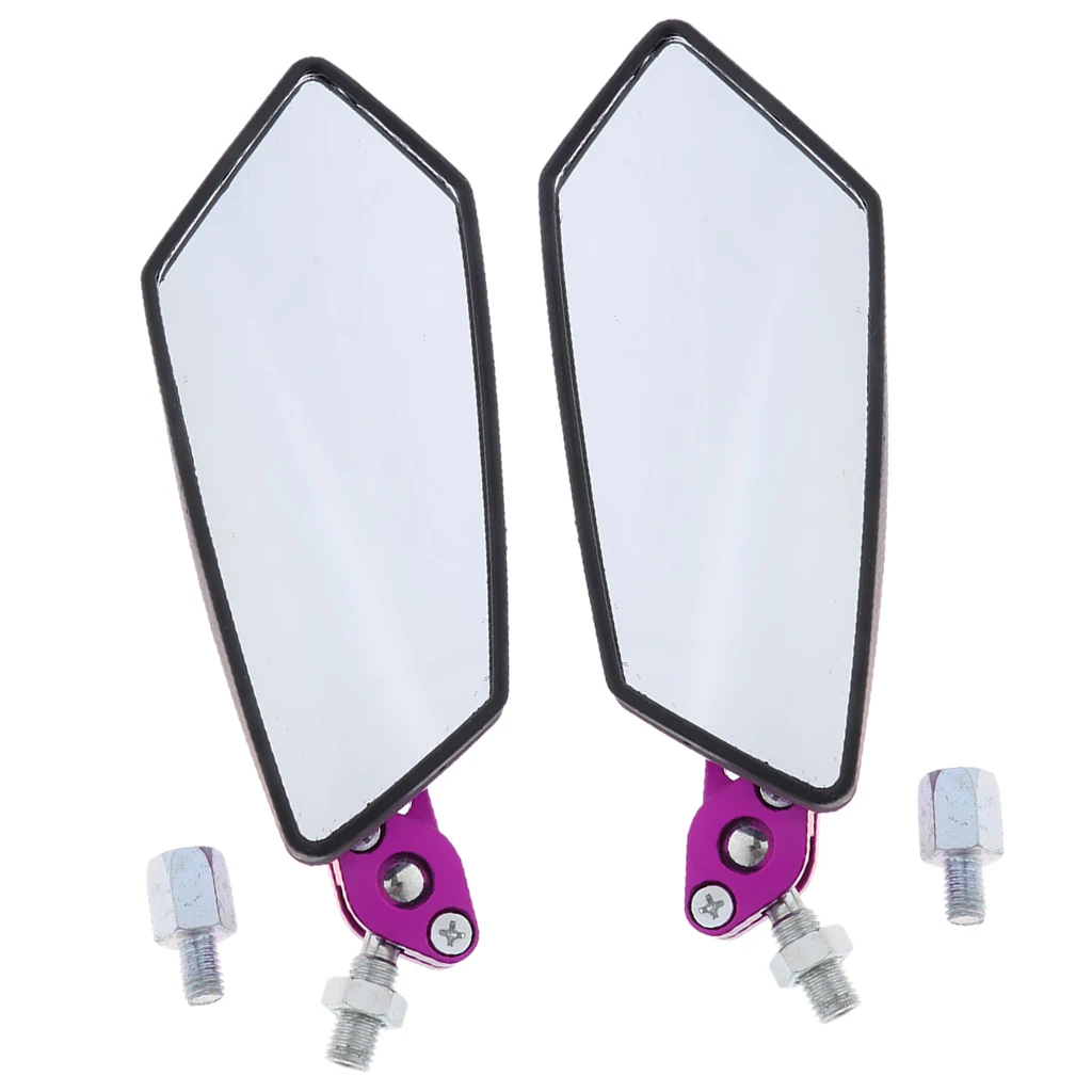 Motorcycle Scooter Moped Rearview Mirror 8/10mm For XF125/ZY100T