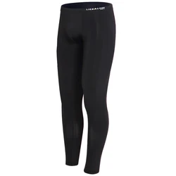 Sexy Male Leggings Tights High Elastic Bulge Pouch Sexy Long Johns Ultra-thin Ice Silk Translucent Long Pants Thermal Underwear