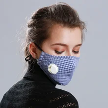 2 шт. маска для рта с активированным углем респиратор против PM 2,5 против пыли с выхлопным клапаном JL