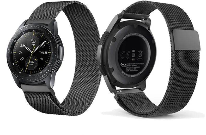 Ремешок 20 мм 22 мм для samsung galaxy watch 46 мм 42 мм gear S3 frontier S2 huawei gt band amazfit gts/pace/bip/GTR 47 мм/42 мм ремешок